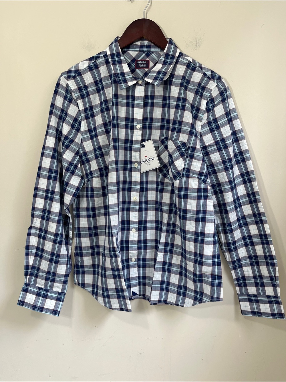 UNTUCKit Women's Long Sleeve Button Down Blouse Size 14